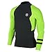 Hurley MJW0000080 Mens Fusion 101 Jacket, Flash Lime-S