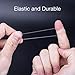 Luter 1mm Clear Bead Cord Crystal Elastic Stretchy Bracelet String for Jewelry Making Necklace Bracelet Beading Thread (328ft)