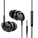 Earphones, Wotmic In Ear Earbuds Wired Headphones with Mic Earphones 3.5 mm Jack Headphone for Android iPhone