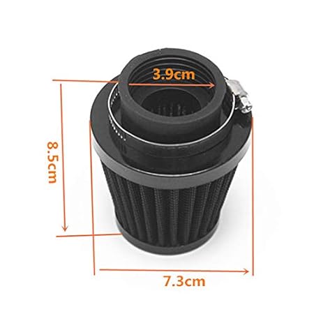 Semoic Gros Deplacement Moto Filtre /&agrave; Air Modifie Champignon de Filtre /&agrave; Air Filtre /&agrave; Air Principal Filtre /&agrave; Air 50 mm Calibre