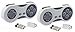 iMW Wireless Gaming Controller for NES and Super NES Classic Edition - Pack of 2, Grey