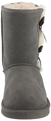 Koolaburra by UGG Women's Victoria Short Mid Calf Boot, Stone Grey