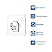 Ninth Five 12 Pack Adhesive Hooks for Hanging, 22lb Heavy Duty Wall Door Hooks, Clear Plastic Sticky Hanging Hook for Home Kitchen Bathroom Office Use