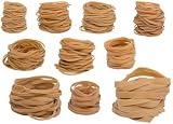 Q-Connect Rubber Bands Assorted Sizes 500 g KF10577 High Latex Content Natural view 2