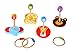Toddle Toy Ring Toss - Ideal Wooden Ring Toss Game – Portable and Most Colorful Fun Animal Toss Across Games for Kids