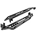 AUTOSAVER88 Side Steps Kit Compatible for 2007-2017 Jeep Wrangler JK & JK Unlimited 4 Door Running Boards Black Textured Tubing Guard Nerf Bars Rock Rails - Powder Coating Finishing