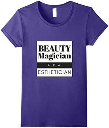 Womens Cosmetology Esthetician Beauty Supplies Tees Large Purple