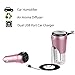 Car Air Humidifier, Foxcesd Portable Aroma Essential Oil Diffuser, Mini Ultrasonic Cool Mist Purifier 50ML with Power-Off Protection & Dual Fast USB Car Charger