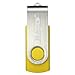MECO 10Pcs 8GB 8G USB 2.0 Flash Drive Memory Stick Fold Storage Thumb Stick Pen Swivel Design Yellow