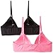 Jockey Big Girls' 2 Pack Microfiber Bra with Front Closure
