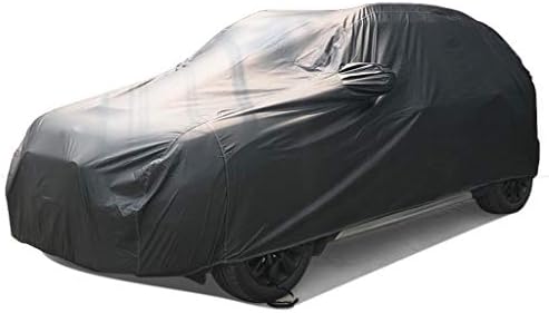 カーカバー ミニ ブラックコートアンチスクラッチカーカバー 車両全体のカバレッジアウトドアカーカバー