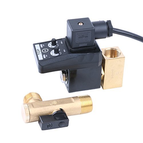 Automatic Electronic Timed Air Tank Water Moisture Drain Valve for
