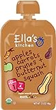 Ella's Kitchen Organic Stage 2, Apples Carrots Prunes + Butternut Squash, 3.5 Ounce (Pack of 6)