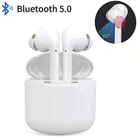 True Wireless Stereo Earbuds Bluetooth Headset in-Ear Earbuds Sports Headset,Bluetooth 5.0 Auto Pairing with Charging Case for Apple Airpods Android/iPhone