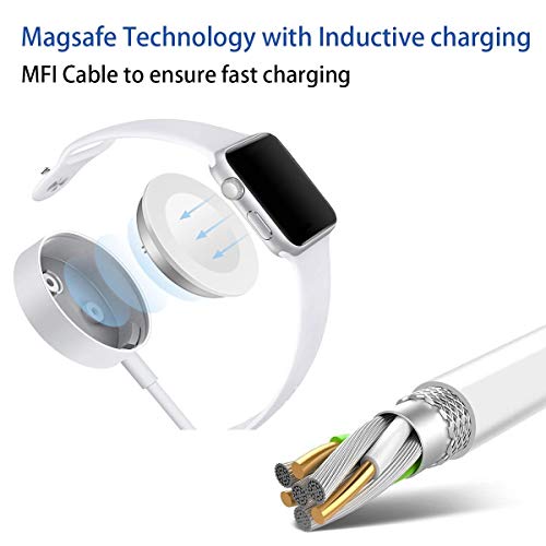 image for TrophyRak Compatible with Apple Watch Charger Charging Cable Magnetic 