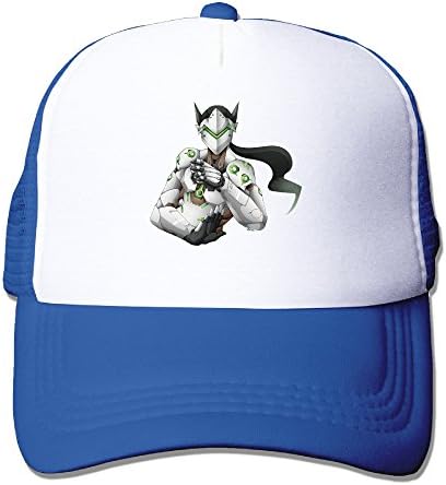Overwatch Genji Warrior Snapback Trucker Mesh Men Women One Size Fits Most Hats Caps RoyalBlue