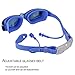 Swimming Goggles ROSIMO Anti Fog Swim Goggles Adjustable Strap Waterproof No Leaking UV Protection with Protection Case for Men Women Adult Youth Kids (Blue)