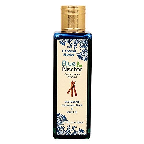 Blue Nectar Ayurvedic Pain Relief Oil for Body, Back, Knee and Legs, 100ml