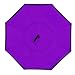 Double Layer Wind UV Proof Reverse Folding Inverted Travel Umbrella with C Shape Handle and Carrying Bag-Purple