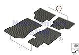 BMW Genuine Rubber Floor Mats Rear All-Weather Floor Mats Anthracite X1 28i X1 28iX X1 35iX
