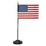 Small American Flag - Mini American Flag with Stand