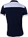 jeansian Men's Casual Slim Fit Short Sleeves Polos Shirts T-Shirts Tees U012 Navy XL