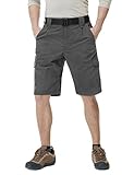 CQR CQ-TSP202-CHC_38 Men's Tactical Lightweight Utiliy EDC Cargo Work Uniform Shorts TSP202