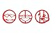 Cookie Cutters | 3-Piece Classic Emoji Set | Heart Eyes, Smile Face, Kiss Face | Shapes | Molds to Cut Out Pastry Dough, Pie Crust | Fun for Kids, birthdays & family activities, & Ginger bread