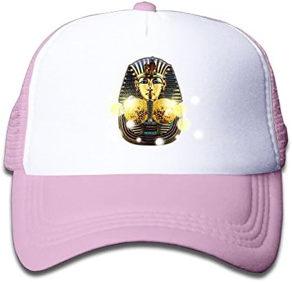 Kocvbng I Golden Mask of Egyptian Boy and Girl Snapback Mesh Baseball Hats Youth Size Cap