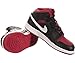 Nike 1 Mid White Red Youths Trainers - 554725-020