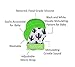 Malarkey Kids Munch Mitt Teething Mitten - The Original Mom-Invented Silicone Teether Mitten with Travel Bag – Ideal Teething Toys - Green Cactus