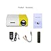Camecho Mini Portable Projector LED Video Home Theater, Built-in Speaker, 1080P Full Color Media Player Personal Cinema TV Laptop Game - Entertainment Projectors