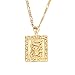 24K Gold Plating Chinese Zodiac Dragon Pendant Hiphop Rock Necklace Jewelry