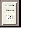 Image de La modalité du jugement (French Edition)