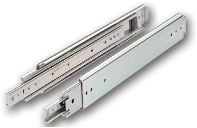 48" Knape & Vogt 8900 Extra Heavy Duty Full Extension Drawer Slides - Anochrome - 500 Lb Capacity