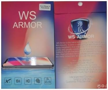 WS Armor Nano Liquid Screen Protector, [6H Hardness] Scatch and Crack Resistant Screen guard for Iphone 8+/7+/6S+/6+ (1 pack)
