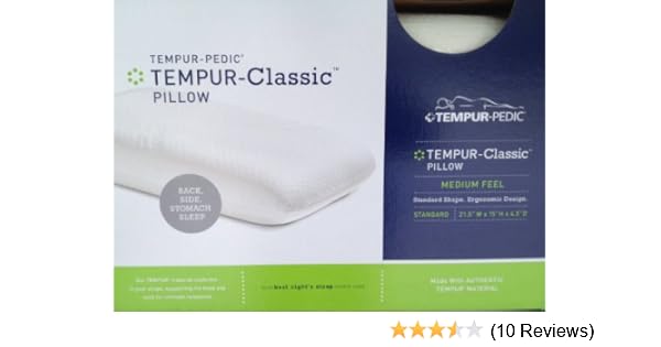 Amazon Com Tempur Pedic Pedic Classic Pillow Medium Feel