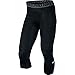 NIKE HYPERCOOL MAX 3/4 TIGHT, Black/Dark Grey/White, Small