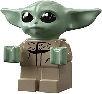 Amazon Com Lego Star Wars The Mandalorian Baby Yoda The Child Minifig Very Small Toys Games