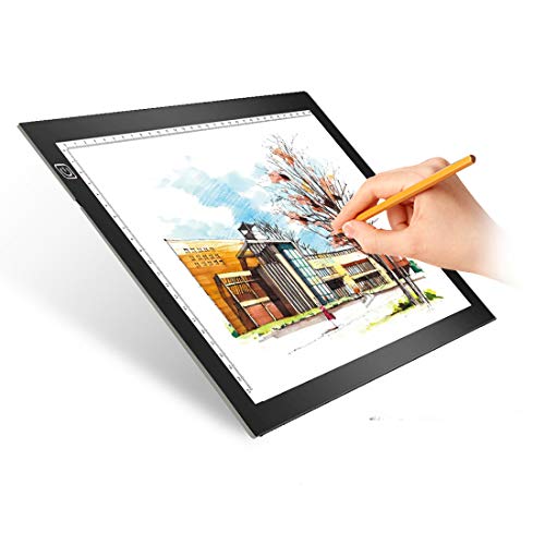 Light Box, Toys for 4-5 Year Old Boys LED Drawing Tablet Light-Up Tracing Pad A4 Ultra-Thin USB Portable LED Light Box Kids Toys for Boys and Girls Ages 6, 7, 8, 9,10 with 3 Level Brightness - Thumbnail 7