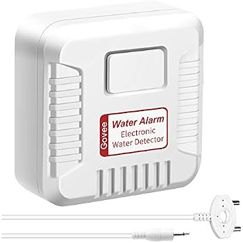 2 in 1 Water Alarm, Govee Water Leak Detector Alarm with Sensor Probe