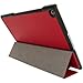 iGadgitz Premium Red PU Leather Smart Cover Case for Sony Xperia Z2 Tablet SGP511 10.1