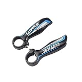 Shentesel 2Pcs Bike Handlebar Bar 22.2mm Cycling Bicycle MTB Mountain Anti-Slip Ends