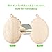 Exfoliating Loofah Pad - 2pack 100% Natural Loofah Sponge Scrubber Brush Close Skin for Men and Women - GAINWELL