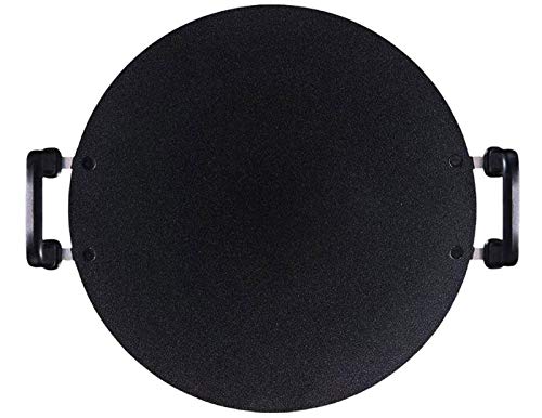 Nonstick Heavy Gauge Crepe Pancake Pathiri Ragag Tortilla Pan Tawa Griddle, Black (33 cm)