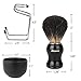 Shaving Brush and Bowl, AKUNSZ Shave Kit: Pure Badger Shaving Brush + 3.2