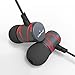 Iseason Wired In-Ear Earbuds 3.5MM Headphones with Mic/Controller for iPhones, iPods and iPads, Android Devices, Tablet,Mp3 players, CD Players and More,Red Black