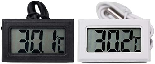 Mini LCD Digital Thermometer Hygrometer, Aquarium Fish Tank Terrarium Temperature Meter for Fish Tank, Poultry, Aquarium, Reptile, 2 Pack