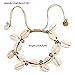 Simsly Boho Anklet Bracelet with Shell Beach Beaded Ankle Chain for Women and Girls JL-0114 1PC