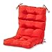 Greendale Home Fashions Indoor/Outdoor High Back Chair Cushion, Salsa